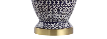 Tegola 28.5" Ceramic/Iron Coastal Modern LED Table Lamp - JONATHAN Y
